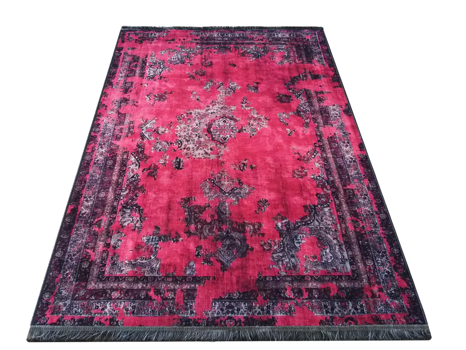 VINTAGE 100 CZERWONY : Kolor - czerwony, Rozmiar - 80 x 300 cm w sklepie Wasserman.eu
