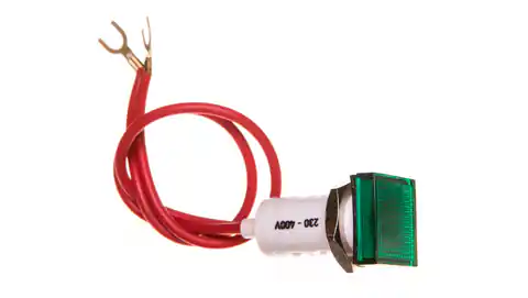 ⁨Lampka sygnalizacyjna zielona neonówka L-PKZ0-GN(400V) 082155⁩ w sklepie Wasserman.eu