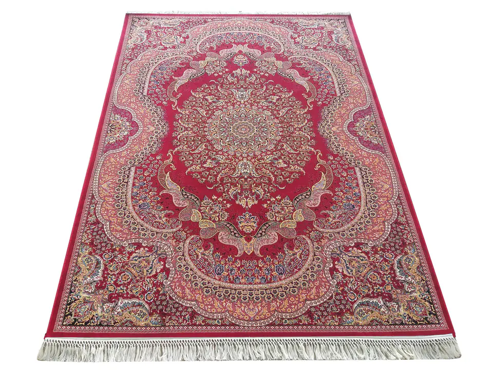 ⁨Dywan Ekskluzywny PERS 01 Red : Kolor - czerwony, Rozmiar - 150 x 230 cm⁩ w sklepie Wasserman.eu