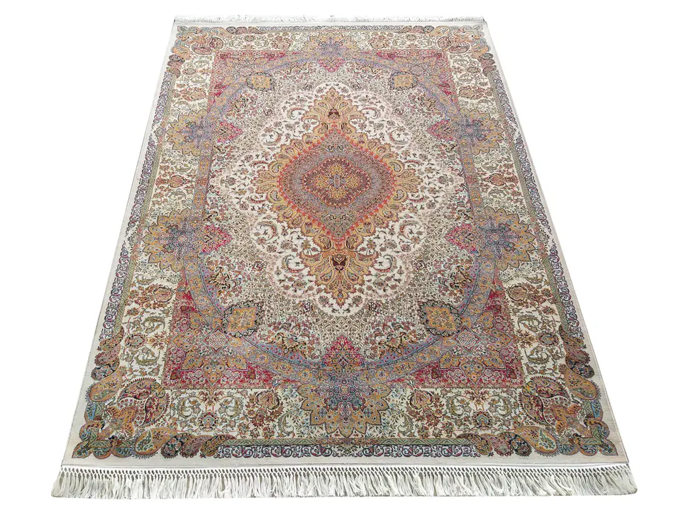 ⁨Dywan Ekskluzywny PERS 03 Cream : Rozmiar - 150 x 230 cm, Kolor - kremowy⁩ w sklepie Wasserman.eu