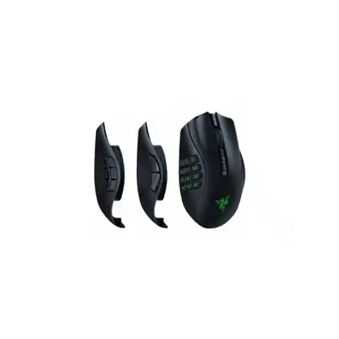 ⁨Razer Naga V2 Pro Gaming Mouse, oświetlenie LED RGB, 2.4GHz, Bluetooth, bezprzewodowa, czarna⁩ w sklepie Wasserman.eu