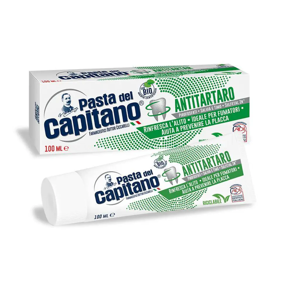 ⁨Pasta del Capitano Antitartaro Pasta do Zębów 100 ml⁩ w sklepie Wasserman.eu
