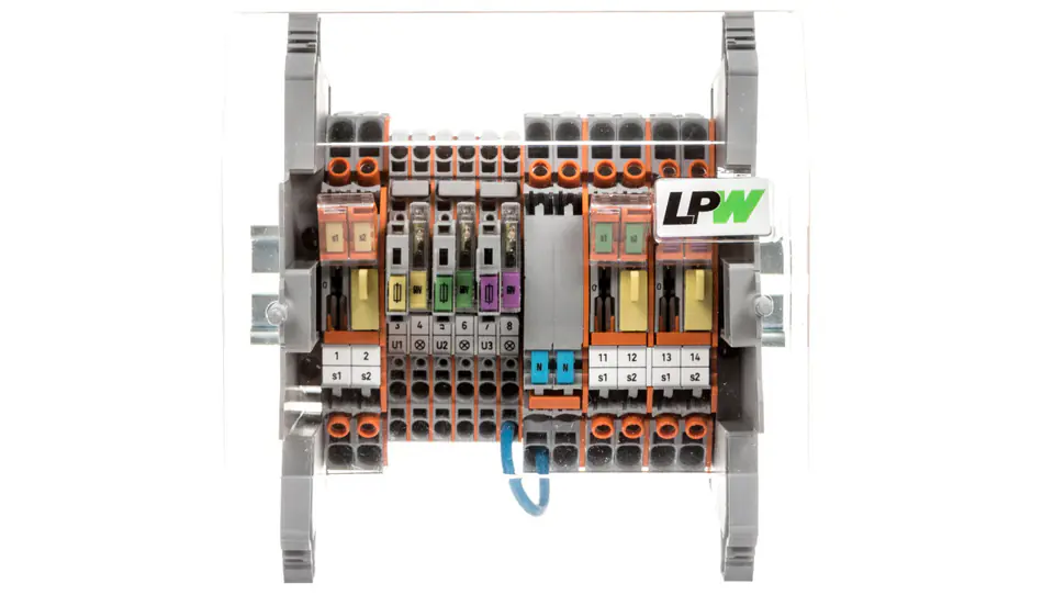 ⁨Listwa pomiarowa LPW 14-torowa 60V AC równoległa 847-297/060-2000⁩ w sklepie Wasserman.eu