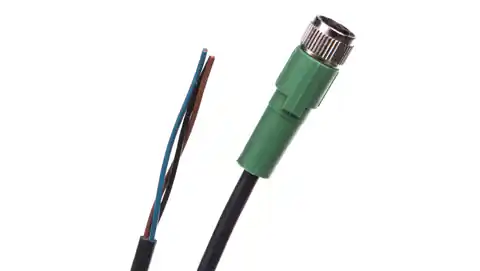 ⁨Actuator sensor cable straight M8 1,5m SAC-3P- 1,5-PUR/M 8FS 1669712⁩ at Wasserman.eu