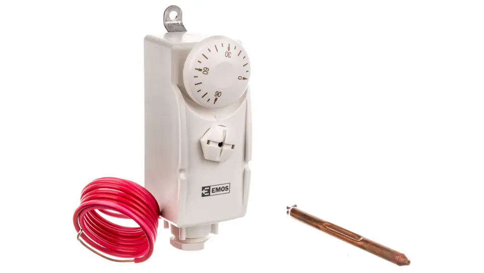 Handthermostat mit Sensor T80F 0-90C 16A 230V weiß P5682 im Wasserman.eu