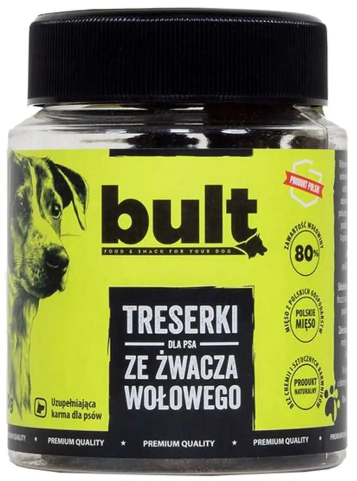 ⁨Bult Treserki ze żwacza wołowego słoik 150g⁩ w sklepie Wasserman.eu