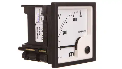 ⁨Analoge Voltmeter Schalttafelmontage 500V Klasse 1.5 72x72mm EQ72 004805351⁩ im Wasserman.eu