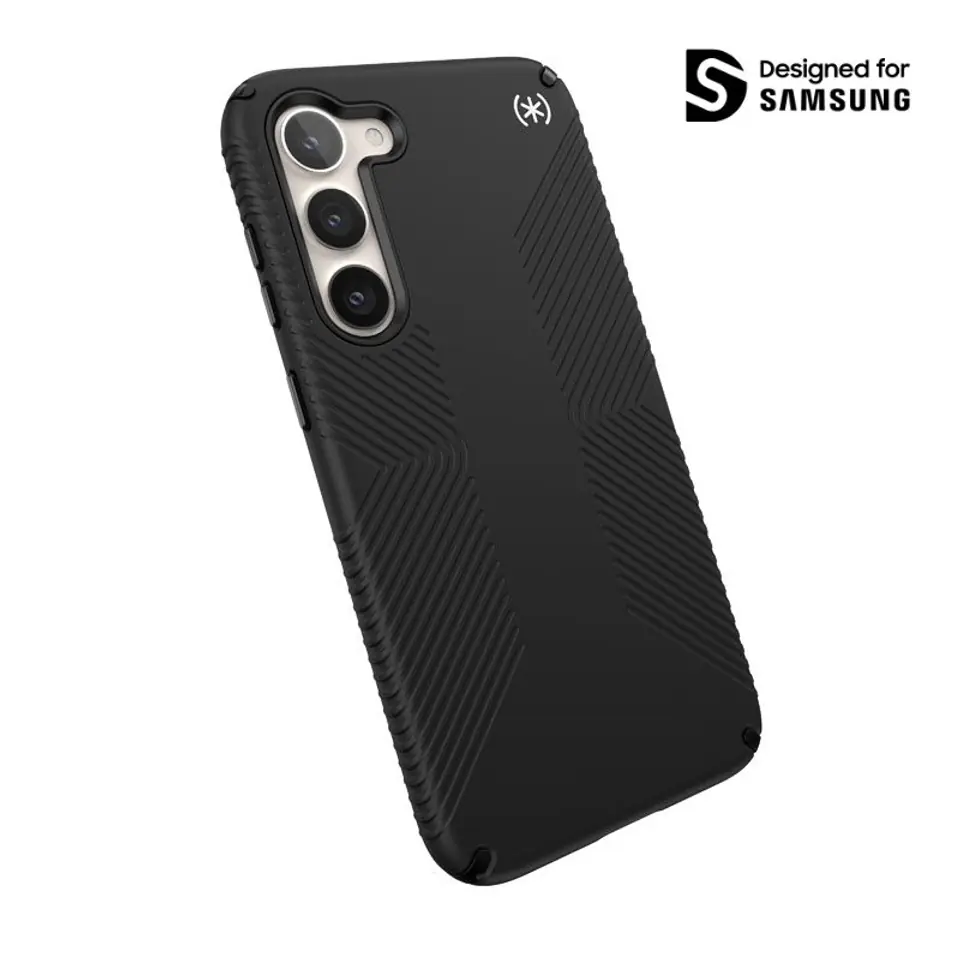 ⁨Speck Presidio2 Grip - Antypoślizgowe etui Samsung Galaxy S23+ (Black/Black/White)⁩ w sklepie Wasserman.eu