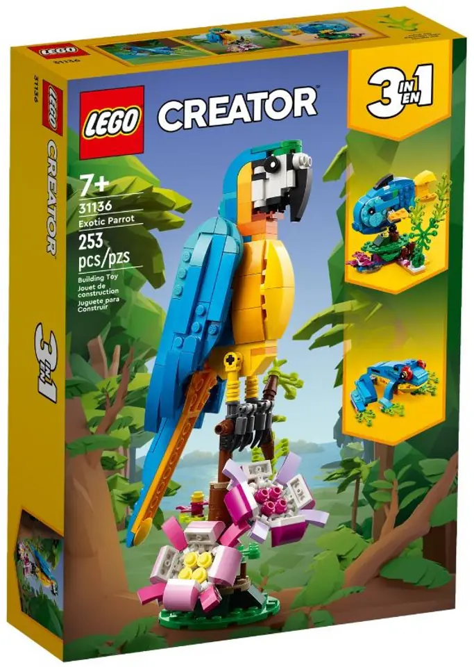 ⁨LEGO CREATOR 31136 EXOTIC PARROT⁩ at Wasserman.eu