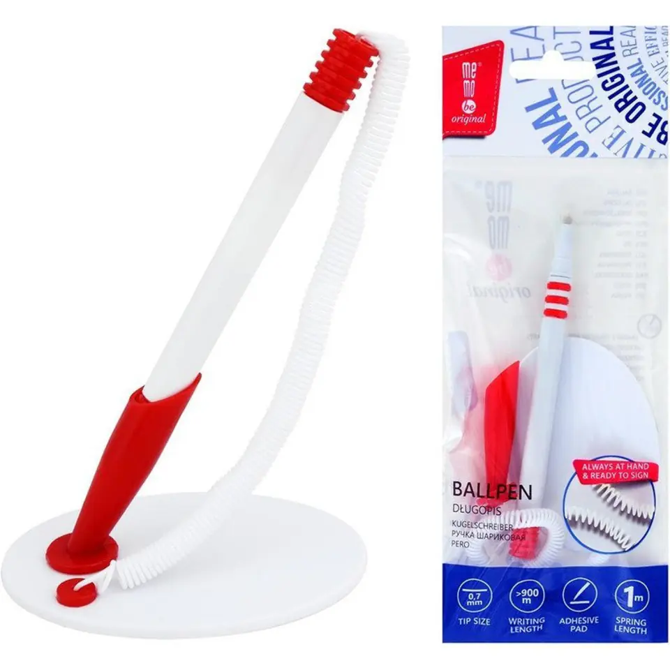 ⁨Długopis na sprężynce stojący MemoBe MD101-03⁩ w sklepie Wasserman.eu