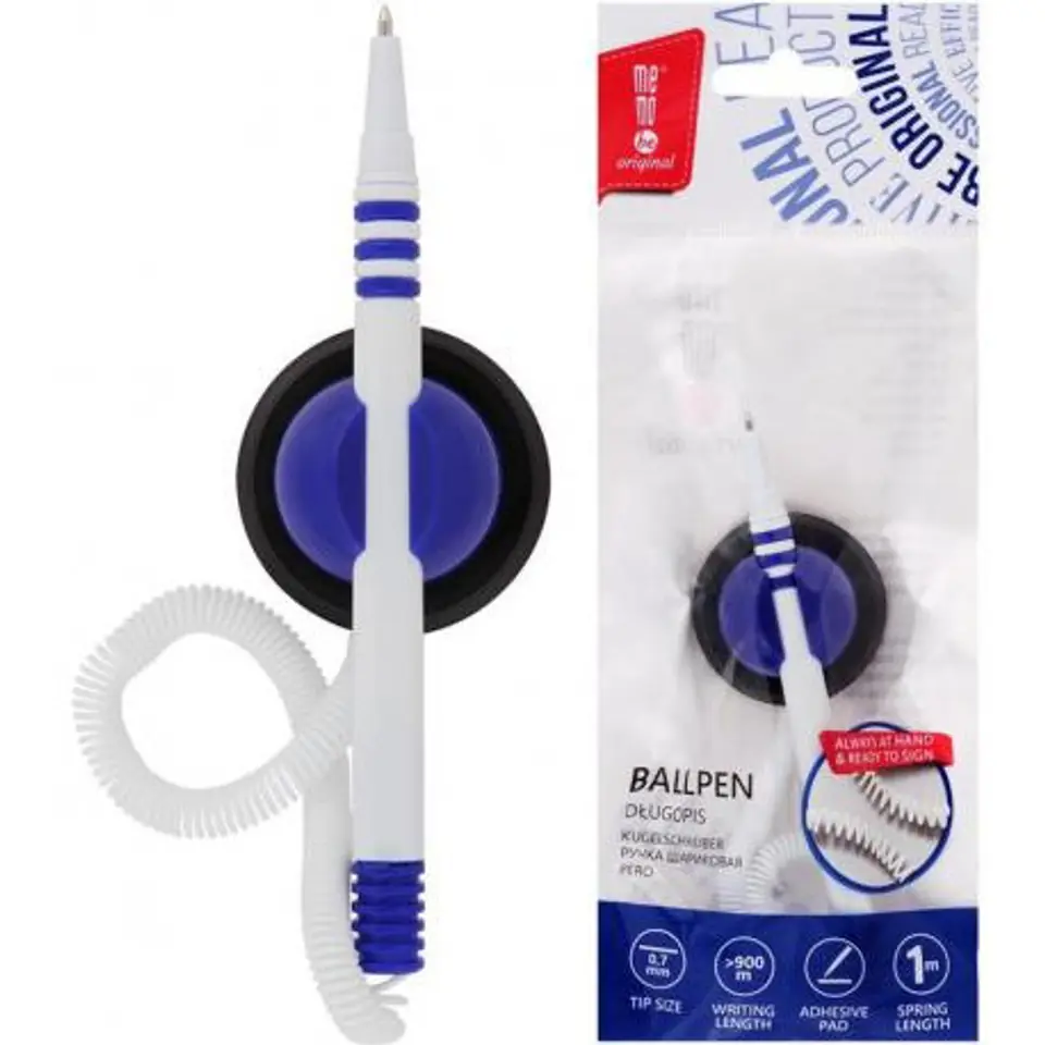 ⁨Długopis na sprężynce leżący MemoBe MD102-03⁩ w sklepie Wasserman.eu