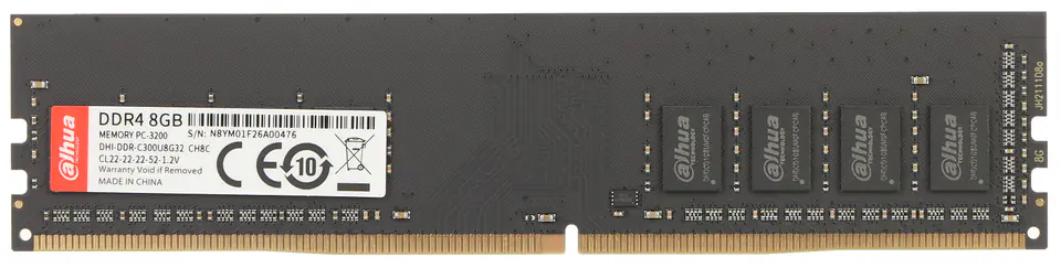 ⁨MEMORY DIMM 8GB PC25600 DDR4/DDR-C300U8G32 DAHUA⁩ at Wasserman.eu