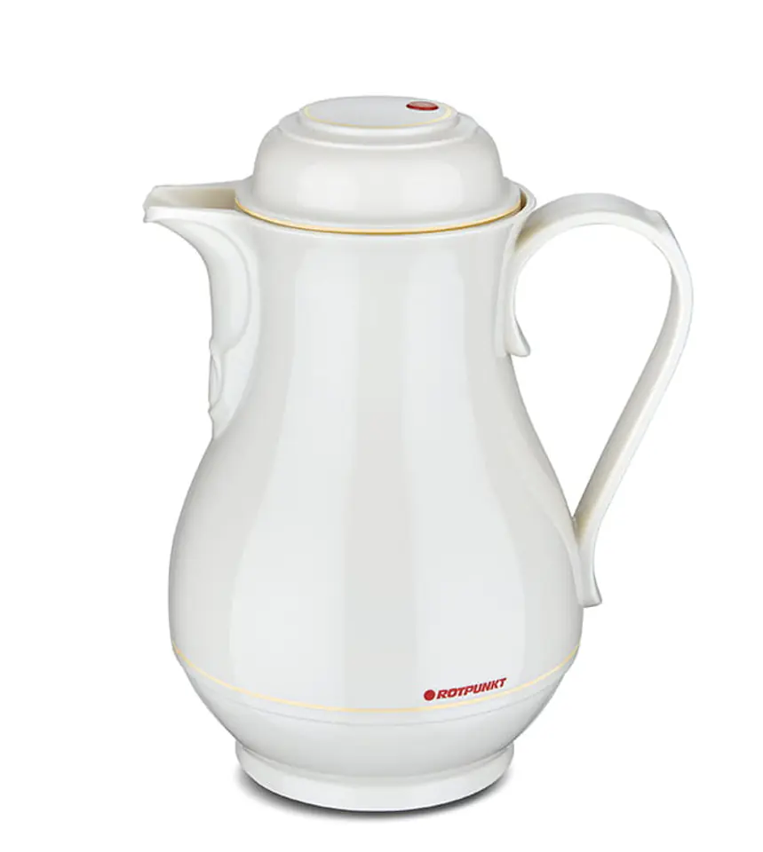 ROTPUNKT 330 IVORY Jug Thermos 1 l Glass insert Ecru at Wasserman.eu