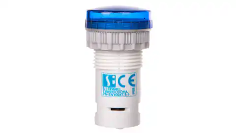 ⁨Lampka kompaktowa niebieska PK22-LN-230-LED-AC⁩ w sklepie Wasserman.eu
