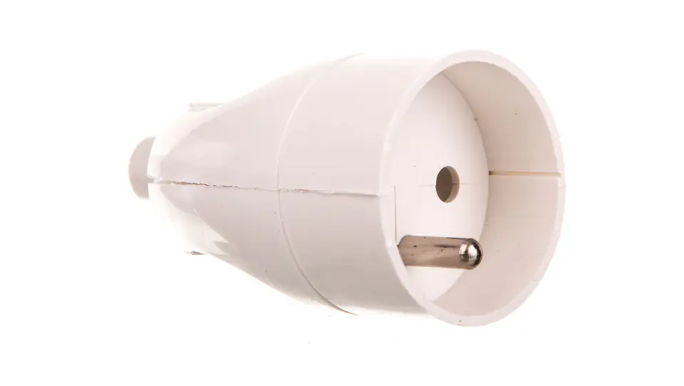 ⁨Portable z/u socket 16A 2P+Z 250V white GN-171⁩ at Wasserman.eu