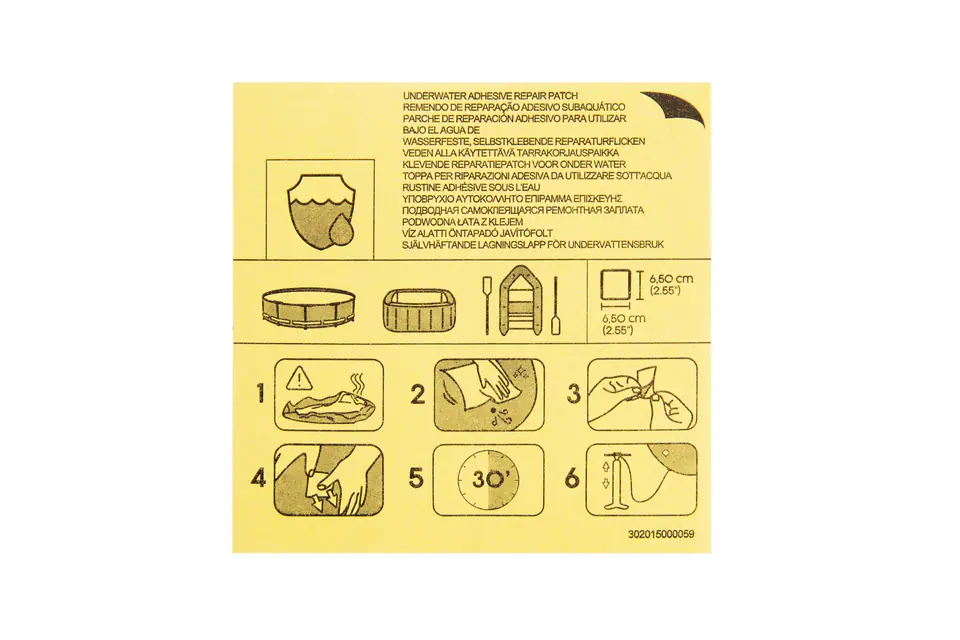 Łatki naprawcze do basenu 10 szt. BESTWAY 62091 w sklepie Wasserman.eu