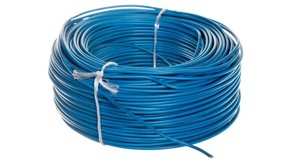 ⁨Installation cable 07V-U (DY) 1 blue /100m/⁩ at Wasserman.eu