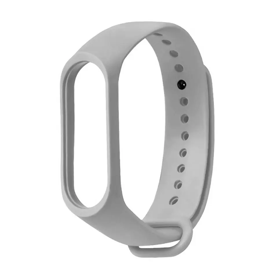 ⁨Pasek silikonowy do Xiaomi 5/6 - szary⁩ w sklepie Wasserman.eu