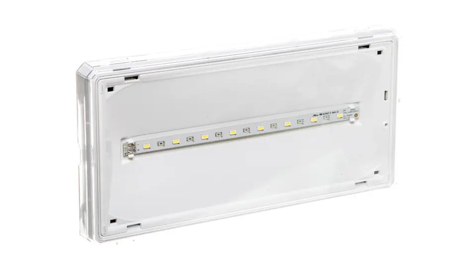 ⁨Emergency luminaire EXIT LED 3W 350lm 1h single-purpose AT white ETE/3W/B/1/SE/AT/WH⁩ at Wasserman.eu