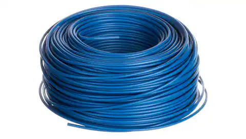 ⁨Installation cable H07V-K 2,5 dark blue 29157 /100m/⁩ at Wasserman.eu