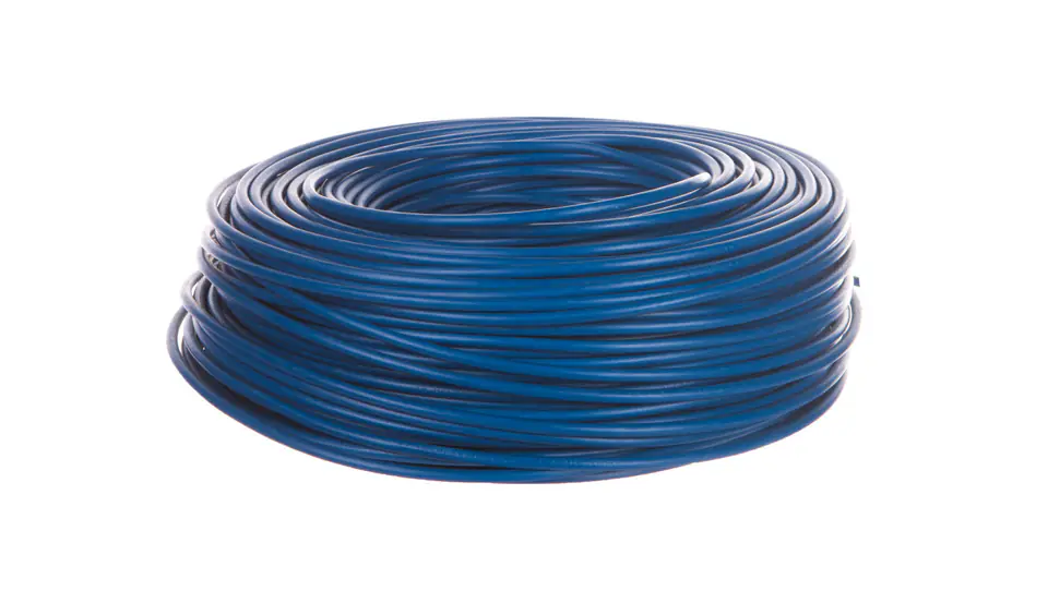 ⁨Installation cable H07V-K 6 dark blue 29189 /100m/⁩ at Wasserman.eu