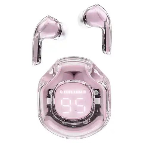 ⁨Słuchawki bezprzewodowe Acefast T8 Bluetooth TWS różowe⁩ w sklepie Wasserman.eu