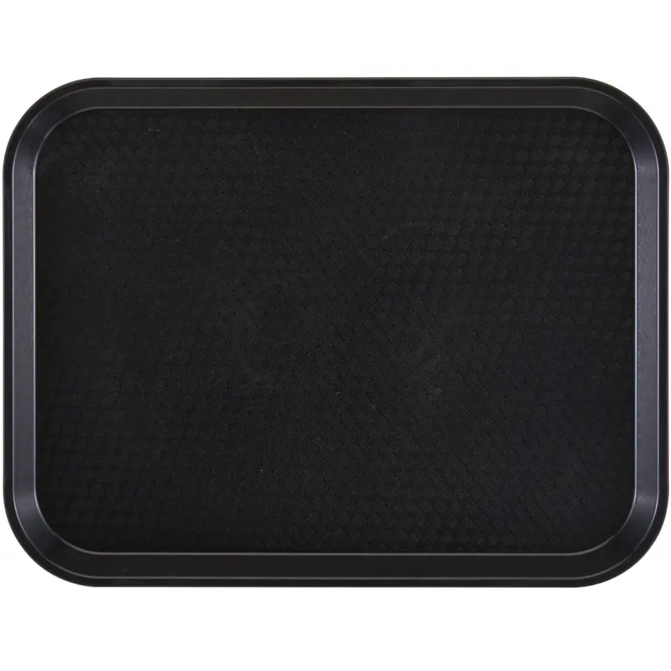 ⁨Taca antypoślizgowa do serwowania z polipropylenu 300 x 410 mm - czarna⁩ w sklepie Wasserman.eu