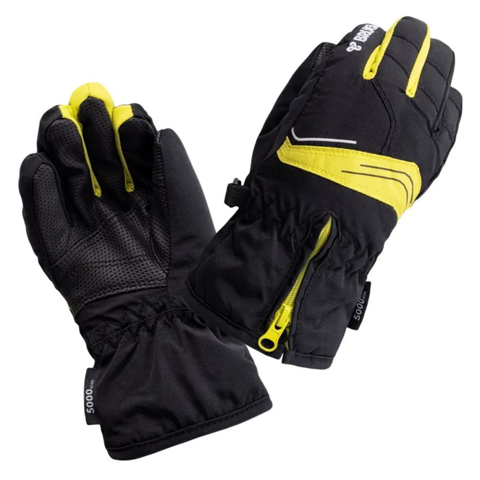 ⁨Rękawiczki Hi-tec 3zce Jr 92800463865 (kolor Czarny. Żółty, rozmiar 30)⁩ w sklepie Wasserman.eu