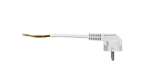 ⁨Connection cable W-2 3x1,0 mm2 white with angled plug 1,5m 51.921⁩ at Wasserman.eu