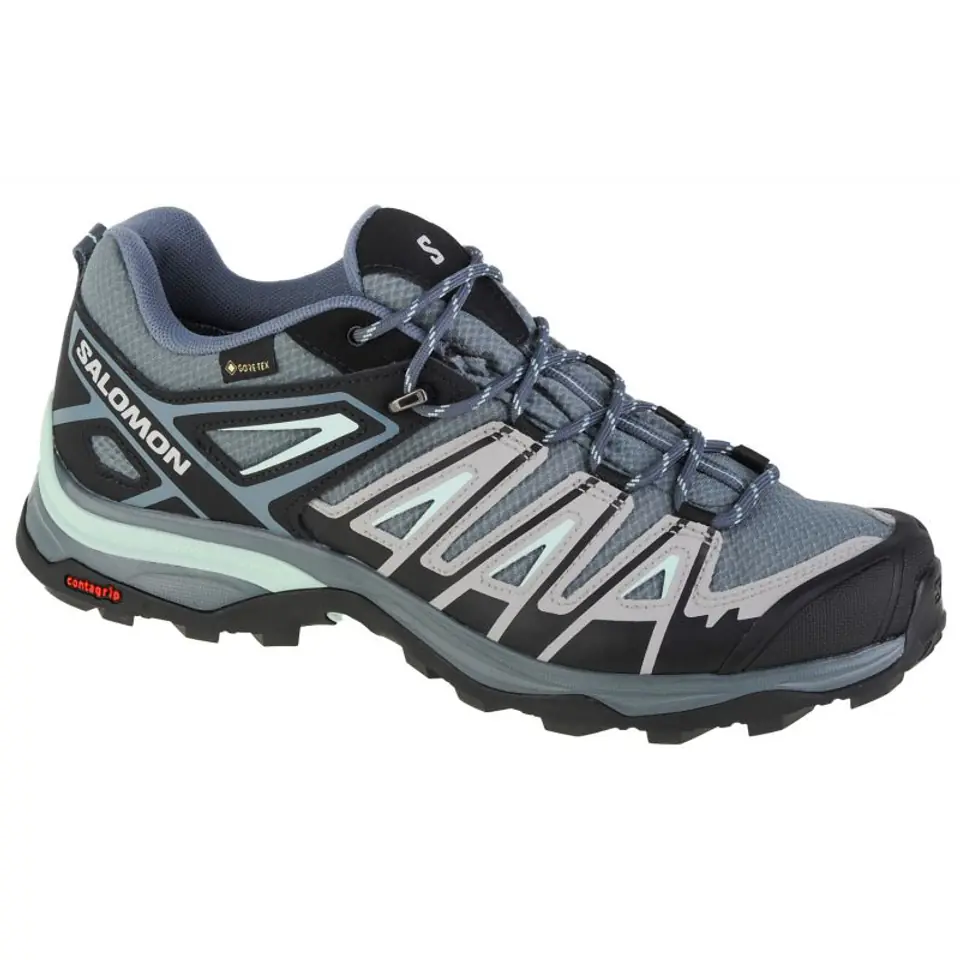 ⁨Buty Salomon X Ultra Pioneer Gtx W (kolor Szary/Srebrny, rozmiar 38)⁩ w sklepie Wasserman.eu