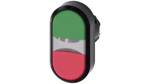 ⁨Przycisk podwójny 22mm okrągły tworzywo zielony czerwony płaskie Przyciski 3SU1000-3AB42-0AA0⁩ w sklepie Wasserman.eu