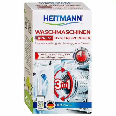 ⁨HEITMANN Washing Machine Cleaner 250g Express⁩ at Wasserman.eu