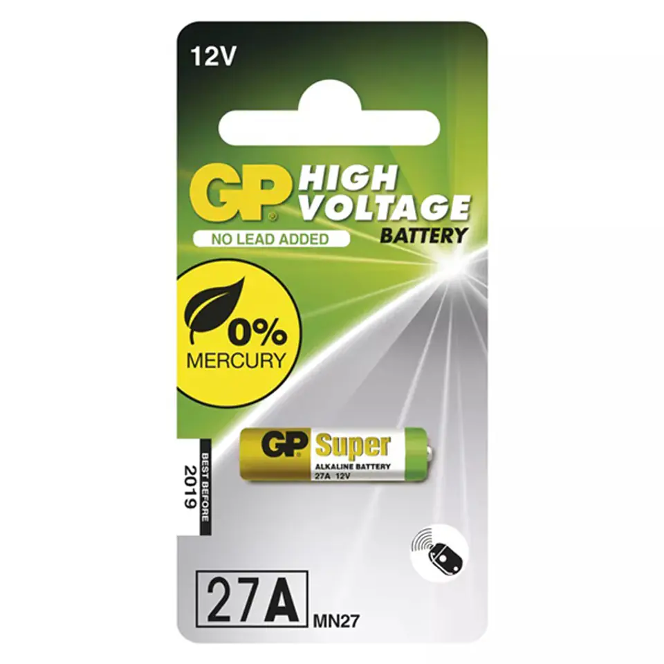 ⁨CAR REMOTE BATTERY GP 2 7A MN27⁩ at Wasserman.eu