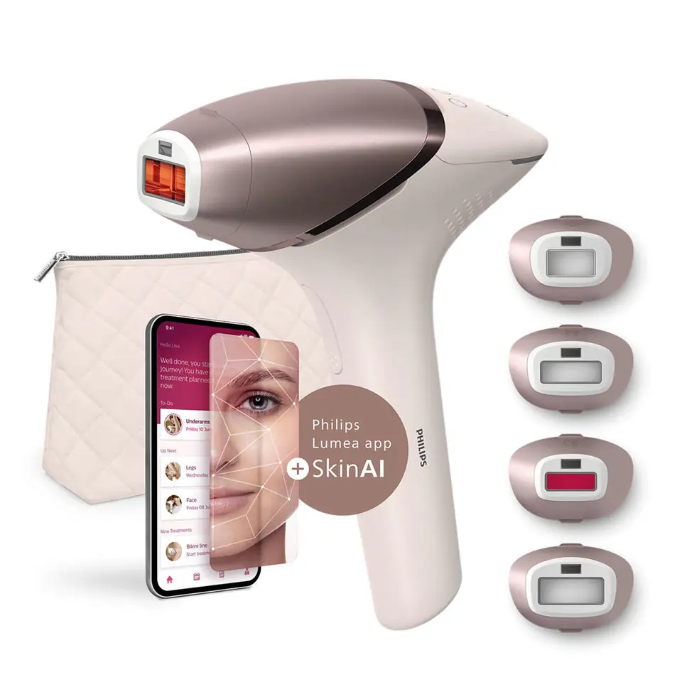 ⁨Philips BRI977/00 light hair remover Intense pulsed light (IPL) Pink gold⁩ at Wasserman.eu