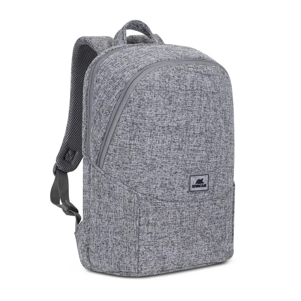 ⁨RIVACASE Anvik 15.6" laptop backpack, 15L, gray, waterproof fabric, pockets for 10.5" tablet, smartphone, documents, accessories, bottle⁩ at Wasserman.eu