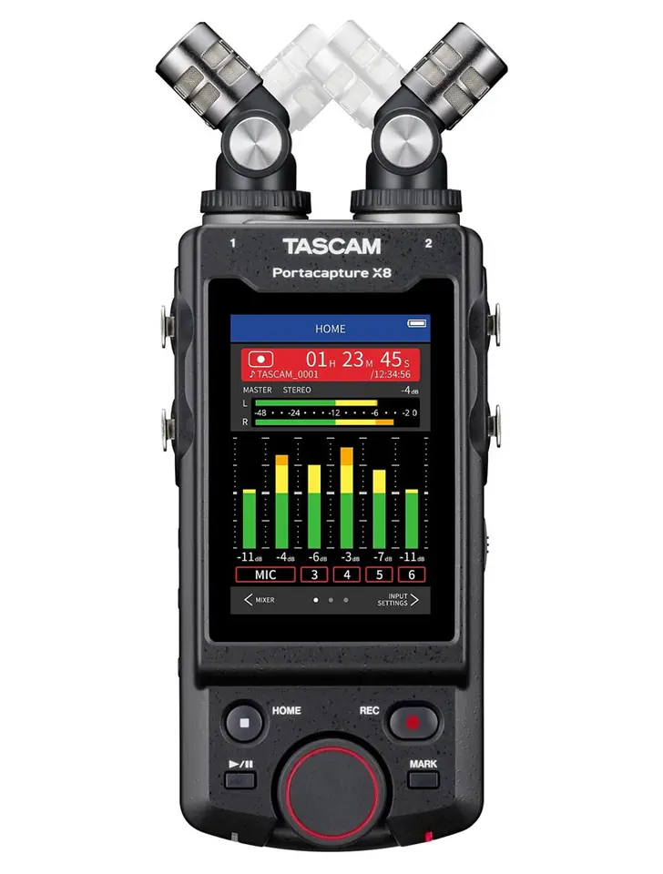 ⁨Tascam Portacapture X8  - Przenośny, wielościeżkowy rejestrator o wysokiej rozdzielczości⁩ w sklepie Wasserman.eu