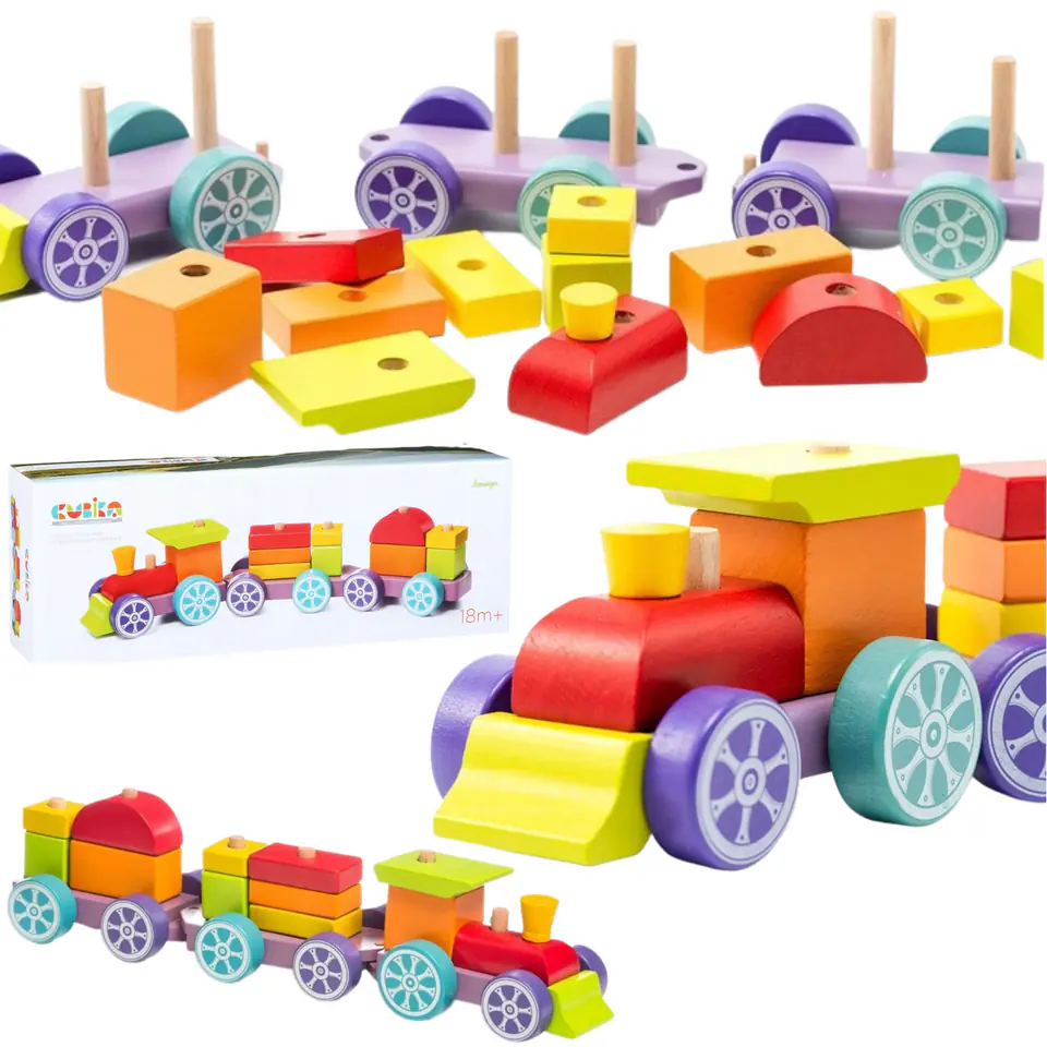 ⁨Rainbow express train LP-3 12923 Cubika⁩ at Wasserman.eu