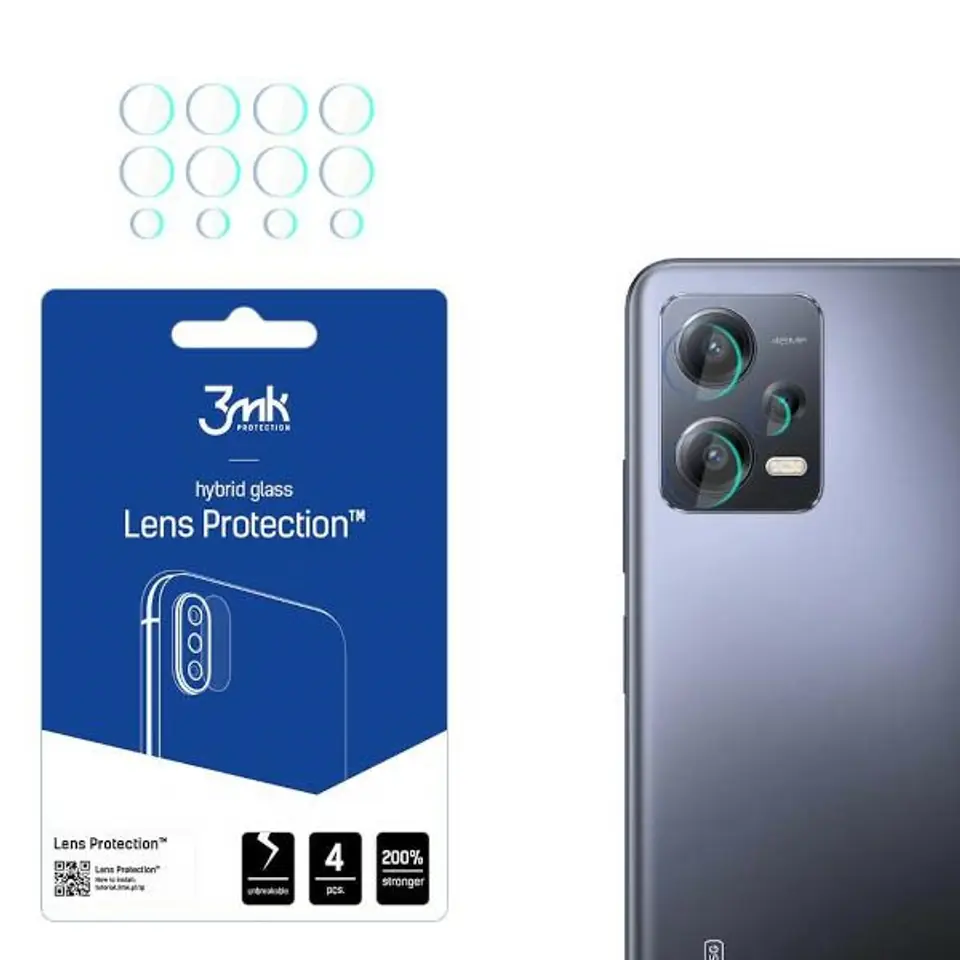 ⁨3MK Lens Protect Redmi Note 12 Pro/Pro+ Ochrona na obiektyw aparatu 4szt⁩ w sklepie Wasserman.eu