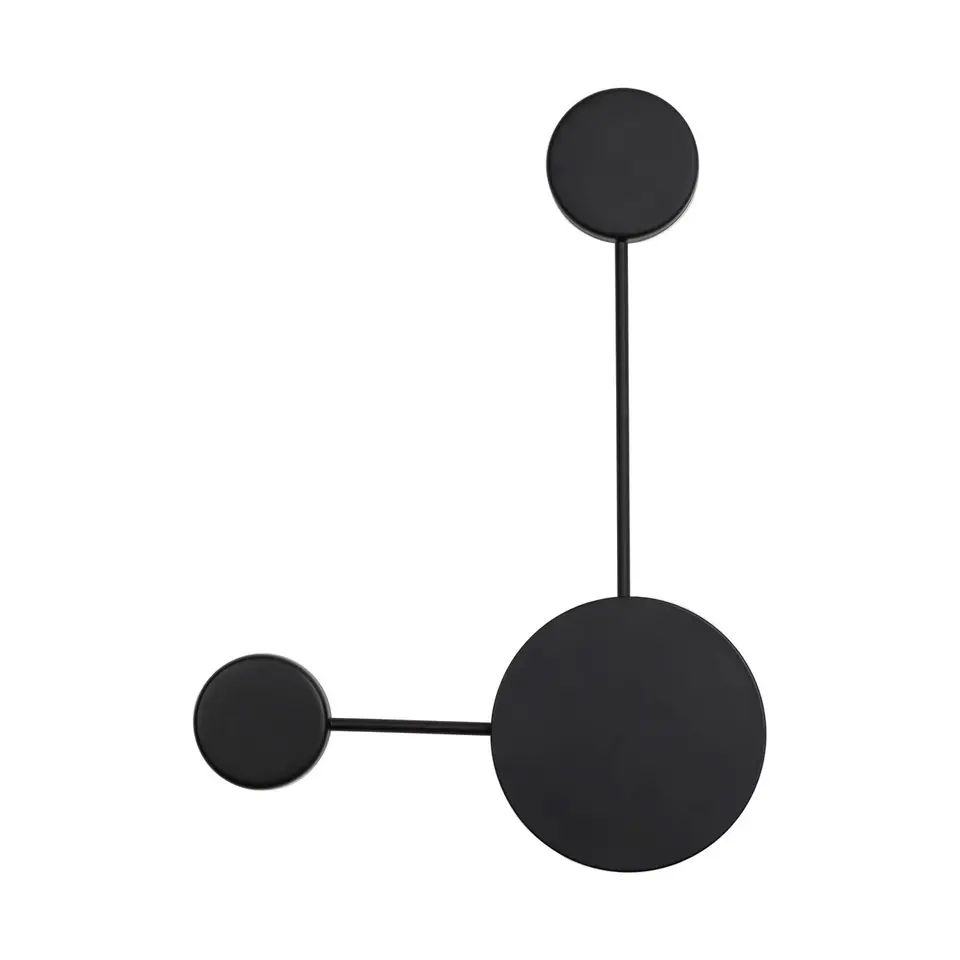 ⁨Lampa ścienna Amadeol LED 7W black 6258⁩ w sklepie Wasserman.eu