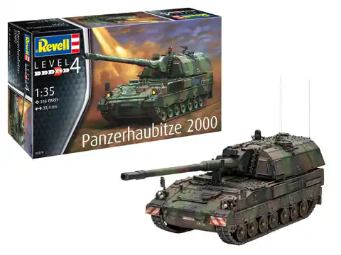 ⁨Plastic model Panzerhaubitze 2000⁩ at Wasserman.eu