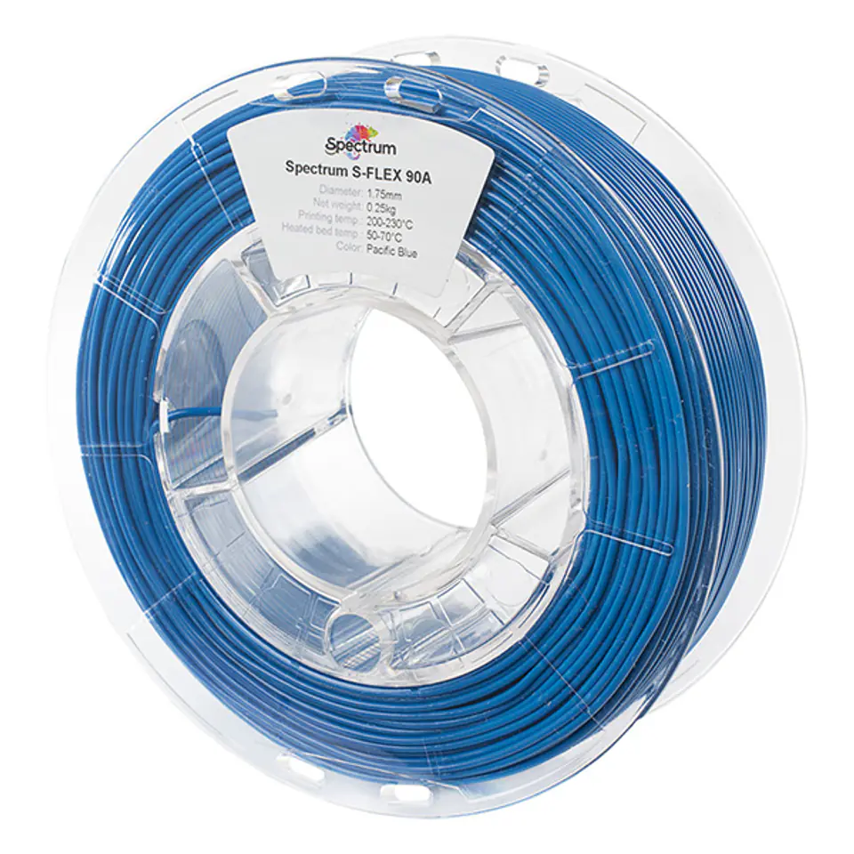 ⁨Spectrum 3D filament, S-Flex 90A, 1,75mm, 250g, 80264, pacific blue⁩ w sklepie Wasserman.eu