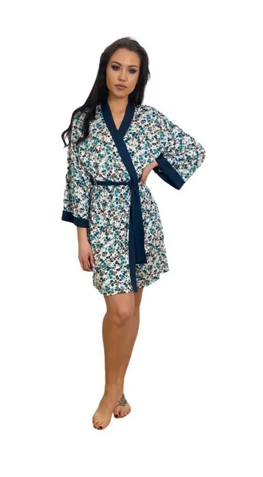 ⁨SZLAFROK DE LAFENSE 473 MIA (kolor granat, rozmiar 3XL)⁩ w sklepie Wasserman.eu