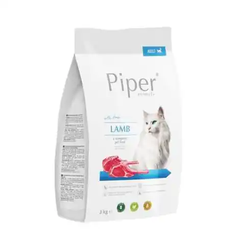 ⁨DOLINA NOTECI Piper Animals with lamb - Trockenfutter für Katzen - 3 kg⁩ im Wasserman.eu