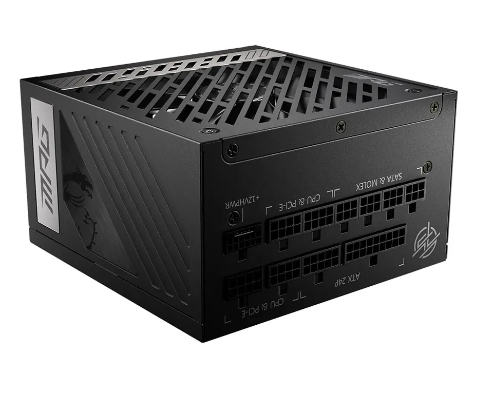 ⁨MSI MPG A1000G PCIE5 power supply unit 1000 W 20+4 pin ATX ATX Black⁩ at Wasserman.eu