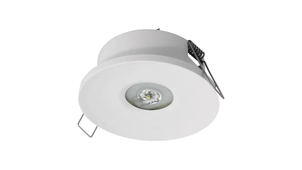 ⁨Oprawa awaryjna AXP IP65/20 ECO LED 3W 330lm (opt. otwarta) 1h jednozadaniowa AT biała AXPO/3W/E/1/SE/AT/WH⁩ w sklepie Wasserman.eu