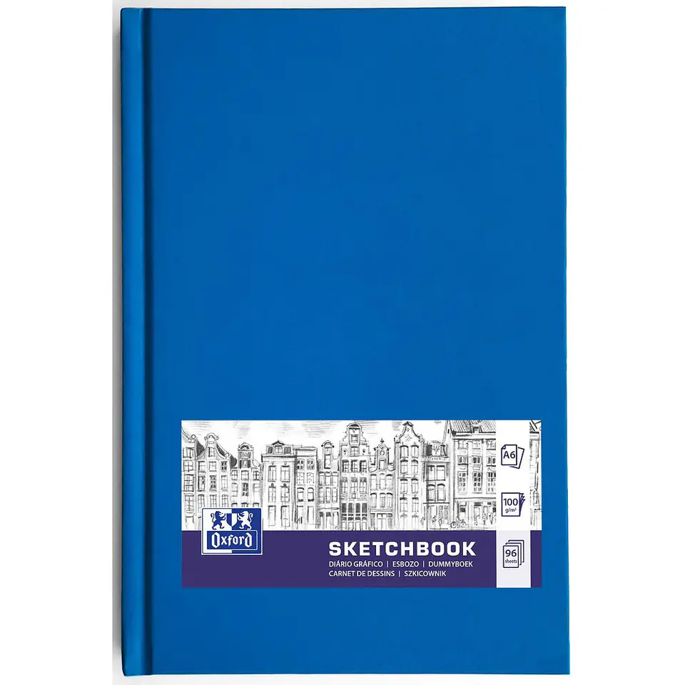 ⁨Szkicownik Sketchbook szyty A6 96k 100g mix kolorów 400152625 OXFORD⁩ w sklepie Wasserman.eu