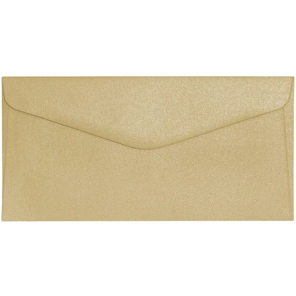 ⁨Koperta DL PEARL złoty K 150g. (10sztuk) 280188 Galeria Papieru⁩ w sklepie Wasserman.eu