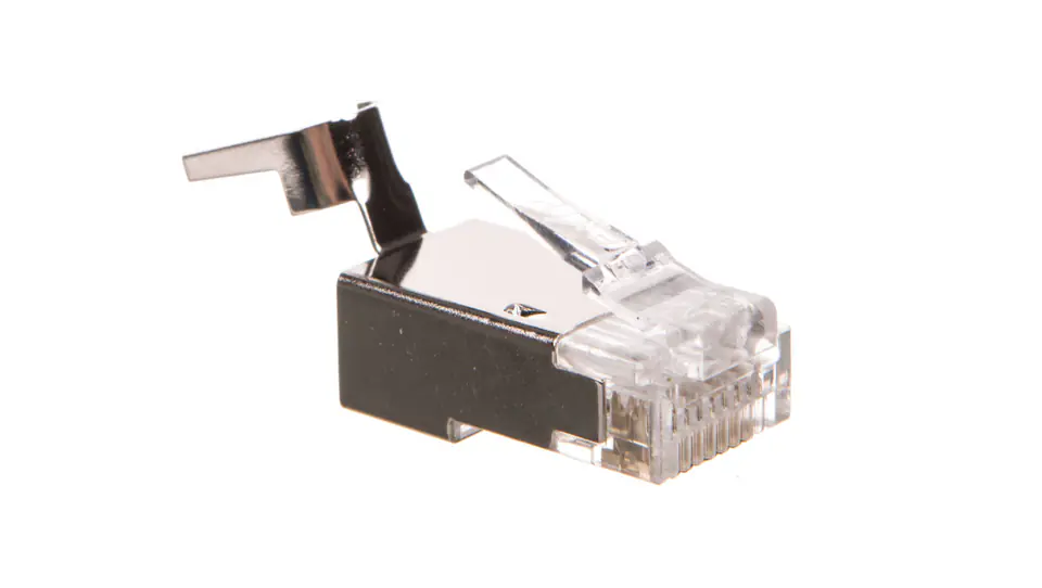 ⁨Universal shielded RJ45 8P8C cat 6A plug for AWG 22-24 X-ML-6F-OD-IMP /100pcs/⁩ at Wasserman.eu