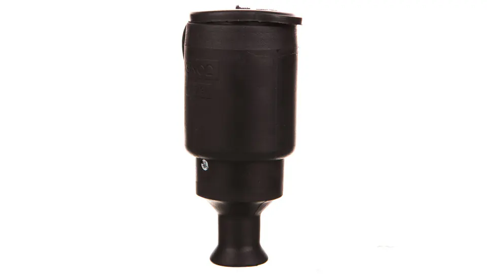⁨Portable socket b/u 16A 250V IP44 black GN-H1⁩ at Wasserman.eu