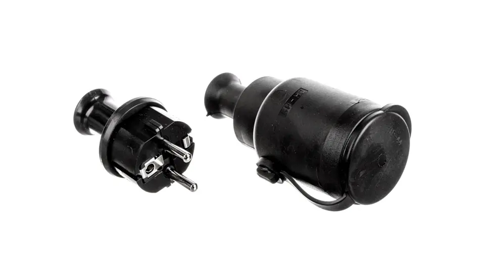 ⁨Zestaw przełączeniowy (gniazdo GN-H2+wtyczka WT-40H) IP44 ZP-H2⁩ w sklepie Wasserman.eu